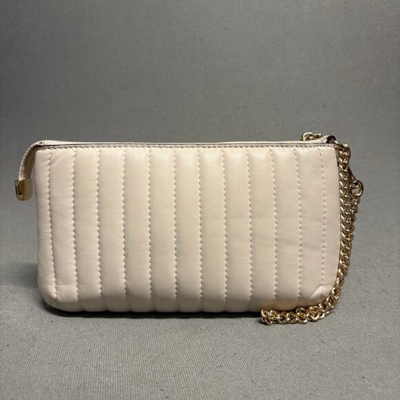 Coach Nolita 19 With Chain With Linear Quilting Chalk‎ White - Picture 2 of 16
